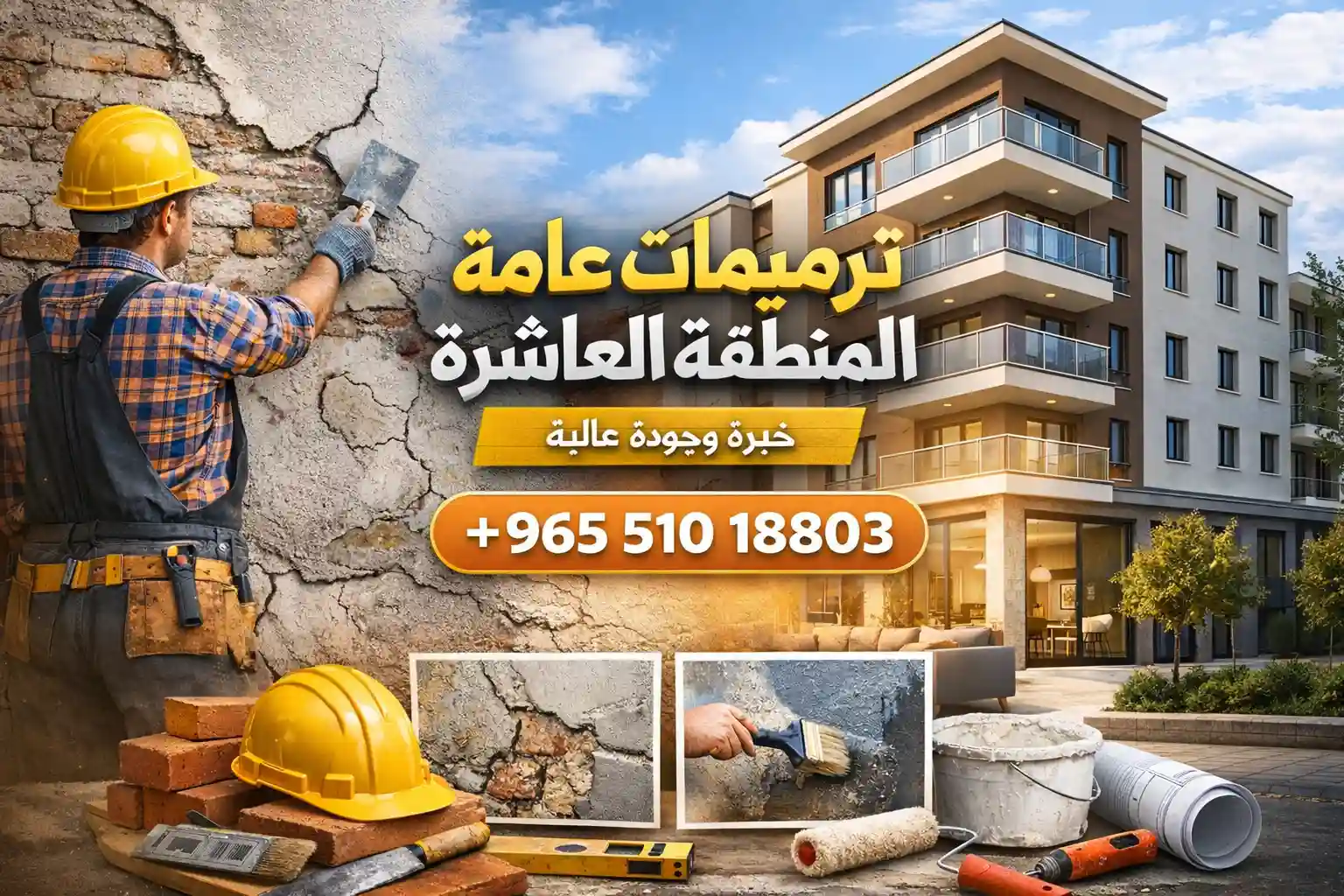 ترميمات عامة المنطقة العالشره